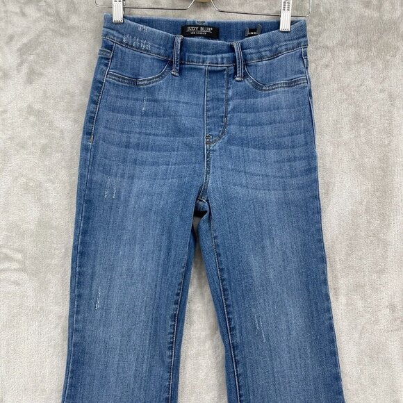 Judy Blue 1/25 Santa Clara Pull On High Rise Slim Bootcut Medium Jeans - Picture 3 of 16
